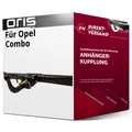 Für Opel Combo Typ K9 (Oris) Anhängerkupplung horizontal abnehmbar neu