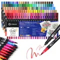 Dual Brush Pen Set 120 Farben, Fineliner Set, Filzstifte Dicke und Dünne, Pin...