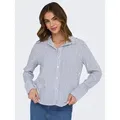 ONLY Hemdbluse ONLBERIT LIFE L/S SHIRT WVN weiß M (38)