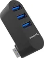 SABRENT USB Hub 3.0 Drehbar Aluminium USB Verteiler Laptop Drucker MacBook