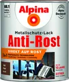 Alpina Metallschutz-Lack Anti-Rost 750 ml braun matt