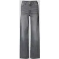 Only Wide Leg Jeans im 5-Pocket-Design Modell 'MADISON' in Mittelgrau, Größe L/30