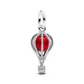 Pandora Charm-Anhänger Heißluftballon Murano-Glas Silber 798064C01