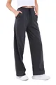 COMEOR Jogginghose Damen - Sporthose Lang Baumwolle Traininghose Lockere Sweatpants mit elastischem Bund und geradem Bein (Dunkelgrau L)
