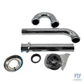 Engelbach® Siphon Waschbecken extra Lang - Abflussrohr, 2 Gummibänder fehlen