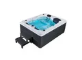 Artsauna Outdoor Whirlpool Oasis mit Treppe - Massagedüsen, LED Licht, Filter, Abdeckung & Heizung
