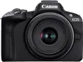 CANON EOS R50 Kit Spiegellose Systemkameras mit Objektiv 18-45 mm, 7,5 cm Display, WLAN