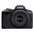 Canon EOS R50 Schwarz + RF-S 18-45 mm IS STM Offizielle Garantie von Canon