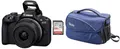 Canon EOS R50 Body + 18-45 mm IS STM + Zubehörpaket ( 64GB SDXC + Tasche ) DSLM