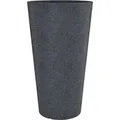 SCHEURICH Pflanzgefäß Coneo High (Schwarz Granit, Ø 39 cm, Höhe 70 cm)