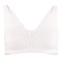 VIANIA! Soft BH ohne Bügel 105452 100% Baumwolle Hautsympathisch Farbe Weiß (95D, Weiß)