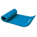 GORILLA SPORTS® Yogamatte - 190x60x1,5 cm oder 190x100x1,5 cm, mit Tragegurt, Phthalatfrei, Rutschfest, Farbwahl - Gymnastikmatte, Fitnessmatte, Sportmatte, Trainingsmatte, Übungsmatte Blau