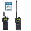 2er Pack C1267 MIDLAND ALAN 42DS CB HANDFUNKGERÄT 4 Watt AM/FM
