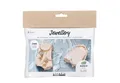 creativ company Kreativset 977691, Armband und Ohrringe aus Aventurin-Quarz, Schmuck selbst herstellen mit echten Kristallen