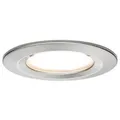 LED Einbauleuchte 3-Step-Dim Nova Coin starr IP44 rund 78mm Coin 6W 470lm 230V dimmbar 2700K Eisen gebürstet