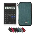Casio fx-82 Solar II inkl. WYNGS Schutztasche Türkis - Wissenschaftlicher Taschenrechner - Basic Paket