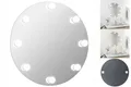 Wandspiegel Mit LED-Beleuchtung Rund Glas