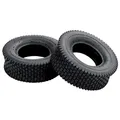 vidaXL 2x Schubkarrenreifen Pannensicher Schubkarrenrad Ersatzrad Ersatzreifen Gartenkarre Schubkarre Reifen Rad 13x5.00-6 4PR Gummi