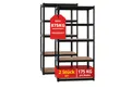 Stagecaptain Schwerlastregal Lagerregal - 5 variabel montierbare Böden - auch als Werkbank umbaubar, 2er Spar-Set 2-tlg., Tragkraft pro Boden: 175 kg, gesamt 875 kg