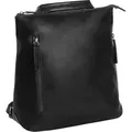 Chesterfield Elise Backpack Black- Rucksack für Damen 34x31x11,5cm - Schwarz