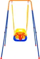 VEVOR Schaukel-Sets für den Garten, 3-in-1-Schaukel-Set für Kleinkinder mit 4 Sandsäcken,faltbarem Metallständer, einfach aufzubauen,Schaukel-Set für drinnen und draußen für Kinder von 3–6 Jahren, Jugendliche von 6–10 Jahren und Teenager ab 10 Jahren