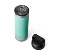 YETI Rambler Trinkflasche 18 oz (532 ml) Seafoam – Edelstahl Trinkflasche, Wasserflasche Sport mit Chug–Verschluss, isolierte Sportflasche