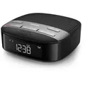 Philips R3505 Radiowecker Schwarz beleuchtet