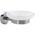 tesa SMOOZ 40324-00000-00 Seifenschale Chrom (glänzend), Weiß (satiniert)