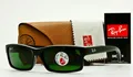 Ray ban Polarisierte Sonnenbrillen Rb4151 601/2p Glänzend Schwarz W/Klassisch
