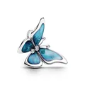 Pandora Charm Großes Schmetterling Blau Zirkonia Silber 793747C01