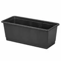 TOP Blumenkasten Standard 40cm anthrazit Blumentopf Blumenkübel Pflanzen Blumen