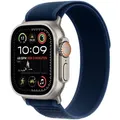 Apple Watch Ultra 2 Natur Titanium Trail Loop Blau S/M 2024 GPS + Cellular 49mm