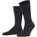 FALKE Socken Airport Socken klimaregulierend durch Schurwolle (1-Paar) klimaregulierend durch Schurwolle blau 45-46