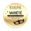 Eveline Cosmetics Varieté Mineralpuder Foundation Nr. 01 mit Hyaluronsäure - Mittlere bis Volle Deckkraft, Leichte Formel für Trockene Haut