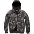 Vintage Industries Ashore Camo, Textiljacke wasserdicht - Dunkelbraun/Schwarz/Dunkelbeige - M