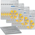 120x VARTA powerone Hörgerätebatterien P10 gelb (20x 6er Bl.) +Reinigungstuch