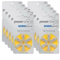 Power One P10  gelb Hörgerätebatterien Varta (60er Pack - 10x6erBlister)