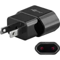 Goobay Reiseadapter 45344 schwarz, EU nach USA und Japan