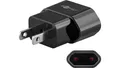 Adapter sieciowy US/Japonia, czarny