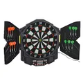HOMCOM Elektronische Dartscheibe Kunststoff