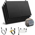 Solakon Balkonkraftwerk 2000W Solaranlage mit Balkonhalterung Steckerfertig Komplettset Photovoltaik 800W Kabellänge 5m