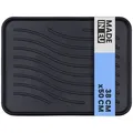 Bestlivings Schuhabtropfschale mit 2,5 cm hohem Rand (1-tlg., 50x38x2,5 cm), je nach Schuhgröße für 2-3 Paar Schuhe geeignet, robust, wasserfest schwarz L | 38 cm x 50 cm x 2.5 cm