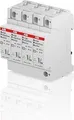 ABB Überspannungsableiter Typ 2 OVRT24L40-275PQ | 4-polig | TN-S | 230/400V | 20kA | 1,25kV | 4TE | Schwarz