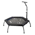 Hammer-Sport Fitness-Trampolin Cross Jump, 120kg, Ø 98cm, schwarz, mit T-Griff aus Schaumstoff