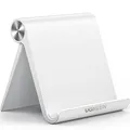 UGREEN Tablet Halterung Tisch Tablet Ständer Handyhalter kompatibel mit iPad Air Mini 11 Galaxy Tab S9 A7 Redmi Pad Huawei MatePad 11 iPhone 17 16 15 bis 11 Zoll (Weiß)