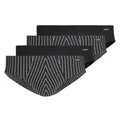 Skiny - Basic - Slip/Unterhose - 4er Pack (M Schwarz)
