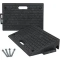 TRUTZHOLM Bordsteinrampe 2er Set 50x32x10cm Tragkraft je 2t Gummi