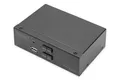 DIGITUS KVM Switch, 2x1 DP, DP Out,USB