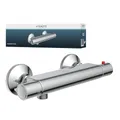 SCHÜTTE 52445 VICO Duscharmatur mit Sicherheitssperre, Thermostat Brausemischer/Mischbatterie, Chrom
