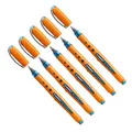 5x Stabilo Tintenroller Tintenschreiber worker+ medium 0,5 mm blau 2018/41